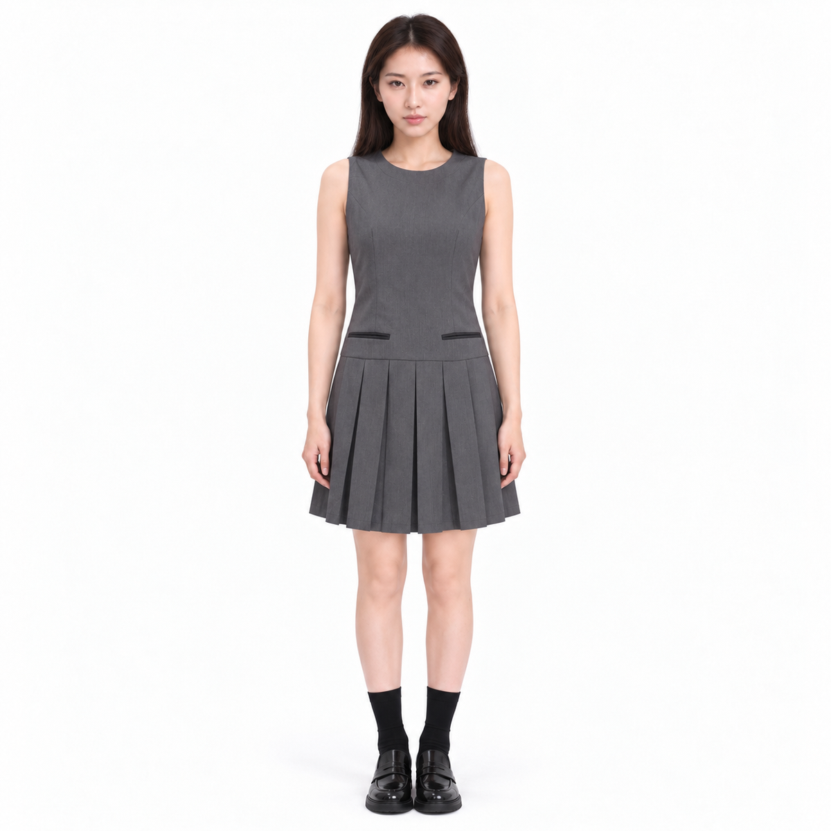 Thom Browne Women's Pleated Vest Skirt
