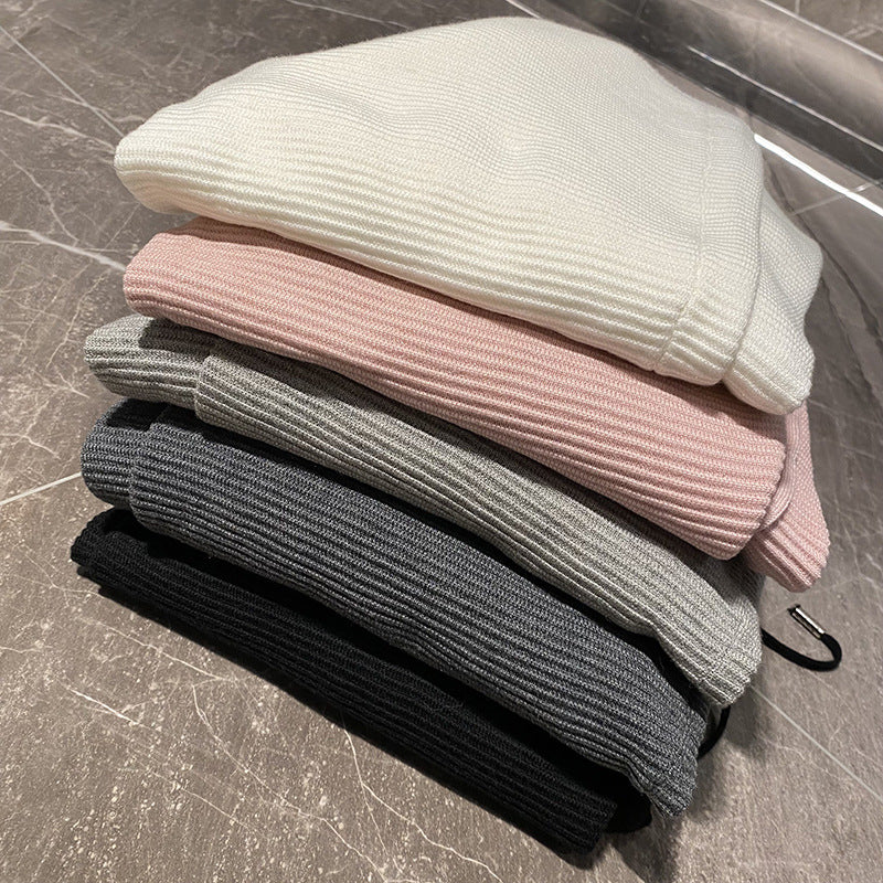 Thom Browne Women's Wide-Leg Pants - 100% Cotton All-Match Straight Trousers