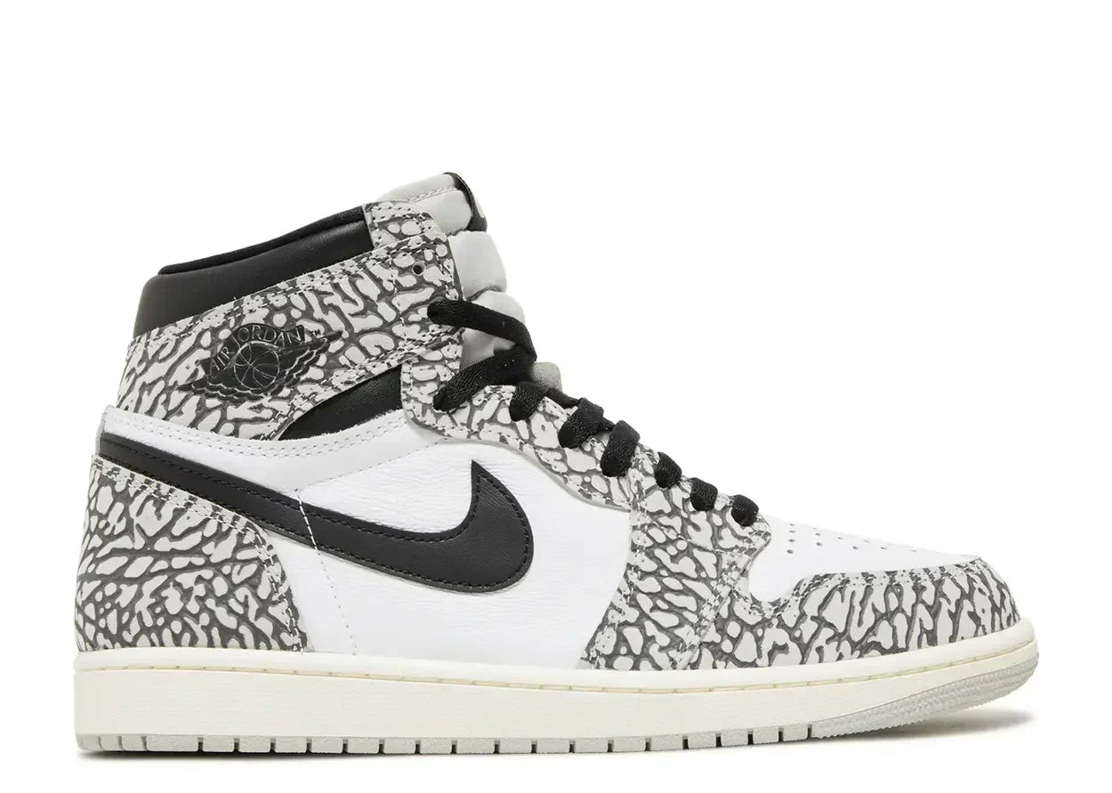 Air Jordan 1 High White Cement - White Cement