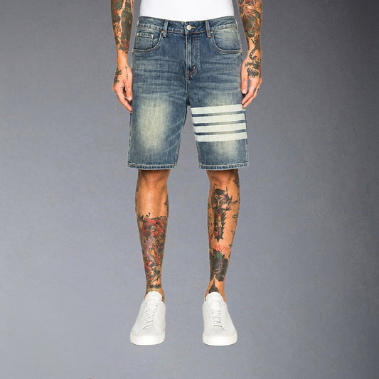 Thom Browne Embroidered Cotton Jenas