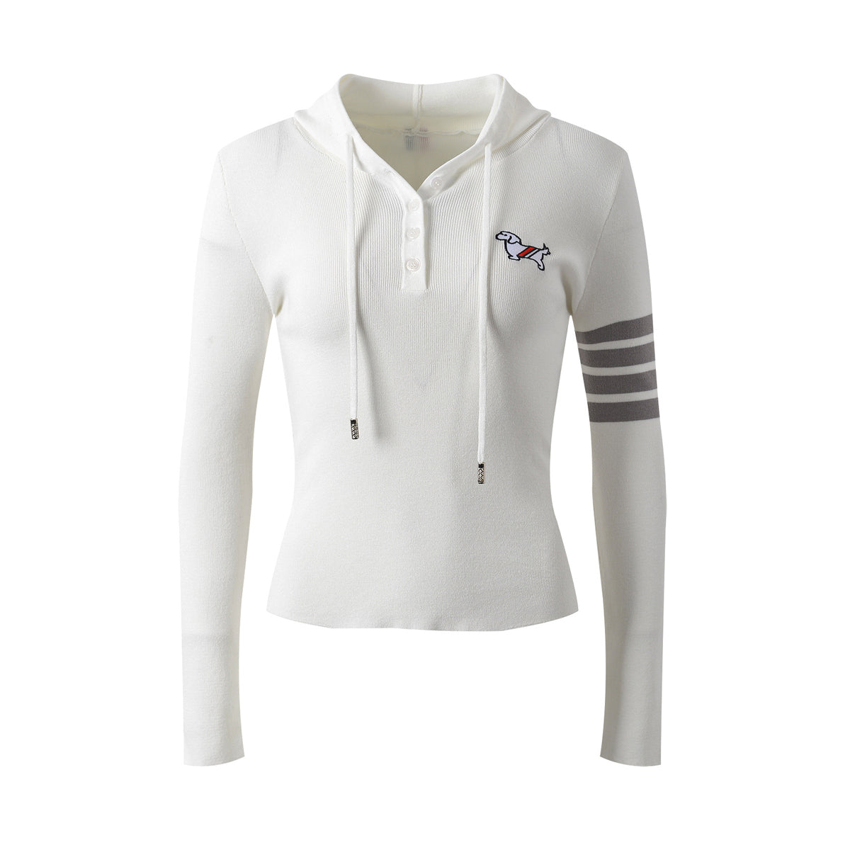 2025SS Wool Slim-fit Hooded Sweatshirt