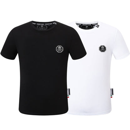 PIEIN Hot stamping Skull T-shirt