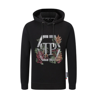 2025SS Embroidery Black Hoodie