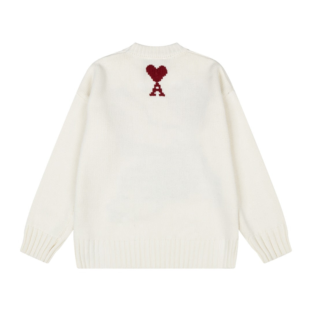 AMI PARIS Unisex Classic Knit Sweater
