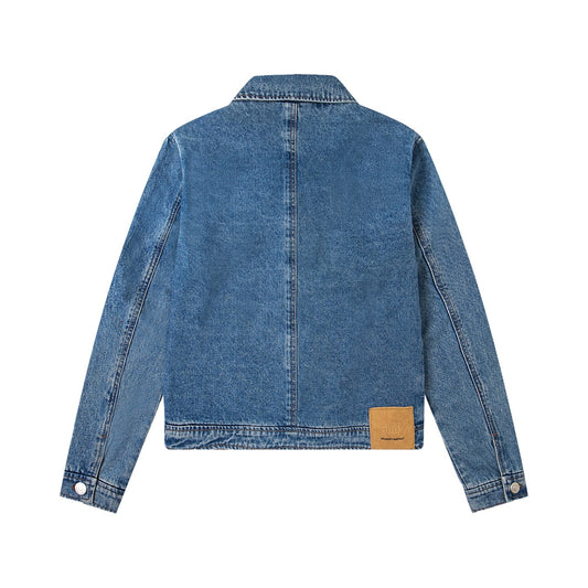 AMI PARIS Unisex Denim Jacket - Classic Designer Jean Jacket
