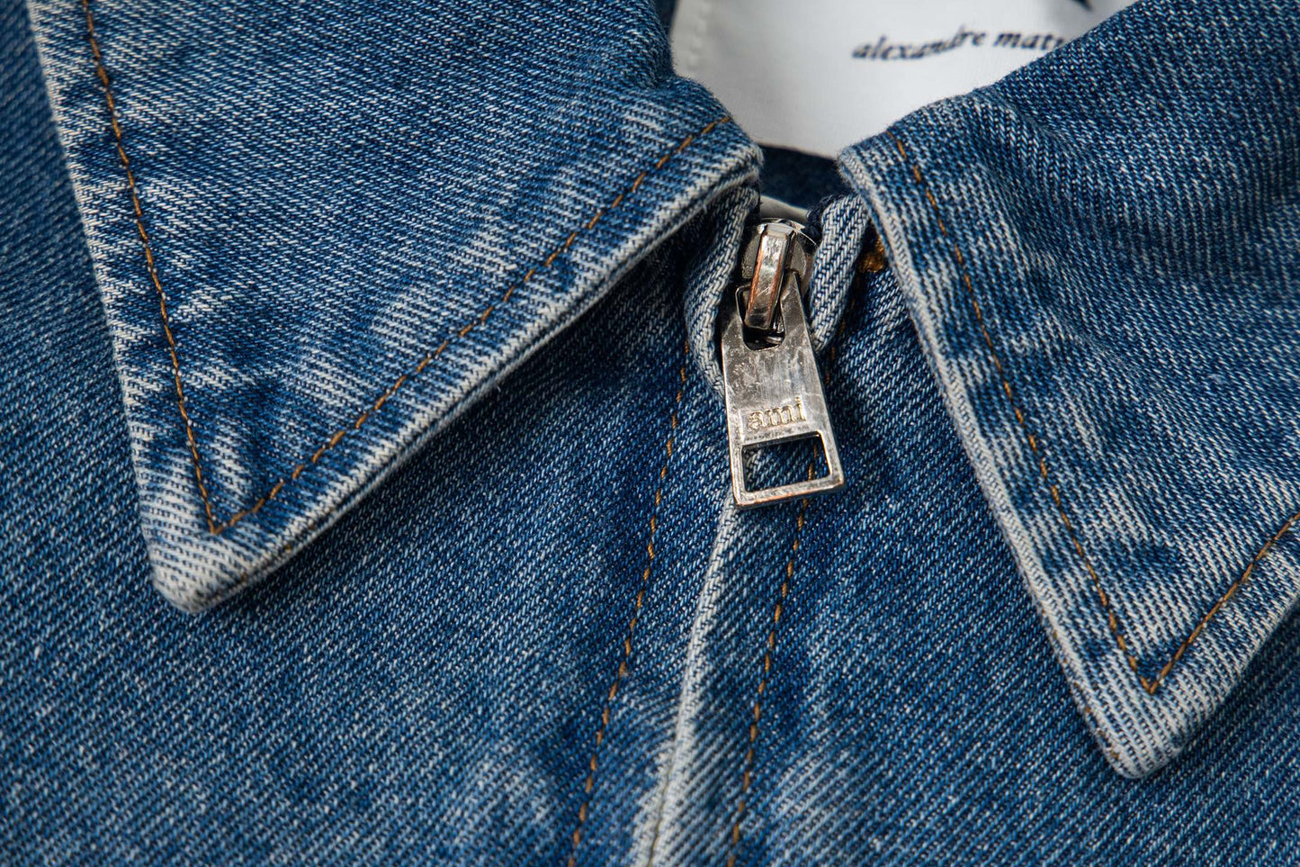 AMI PARIS Unisex Denim Jacket - Classic Designer Jean Jacket