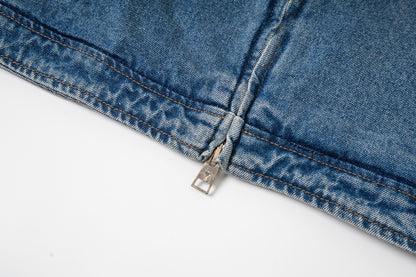AMI PARIS Unisex Denim Jacket - Classic Designer Jean Jacket