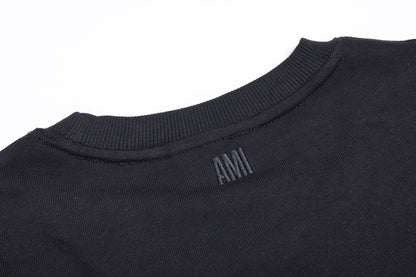 AMI Paris Minimalist Unisex T-Shirt - Premium Cotton Tee