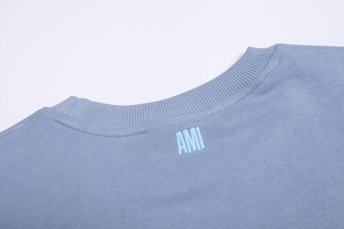 AMI Paris Heart Logo Unisex T-Shirt - Premium Cotton Tee