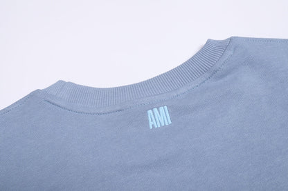AMI Paris Heart Logo Unisex T-Shirt - Premium Cotton Tee