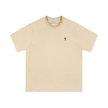 AMI Paris 2026 Unisex Cotton T-Shirt - Classic Casual Tee