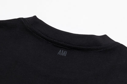 AMI Paris Heart Logo Unisex T-Shirt - Premium Cotton Tee