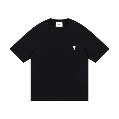 AMI Paris 2026 Signature Unisex T-Shirt - Premium Cotton Tee