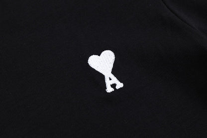 AMI Paris 2026 Signature Unisex T-Shirt - Premium Cotton Tee