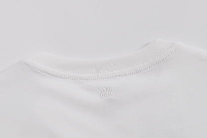 AMI Paris Neutral Tones Unisex T-Shirt - Premium Cotton Tee