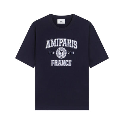 AMI Paris 2026 Unisex Short Sleeve T-Shirt - Premium Cotton
