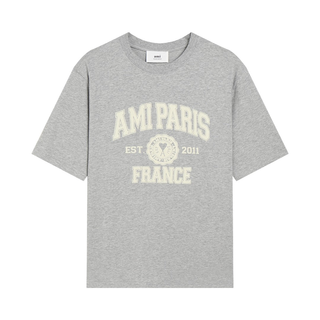 AMI Paris 2026 Unisex Short Sleeve T-Shirt - Premium Cotton