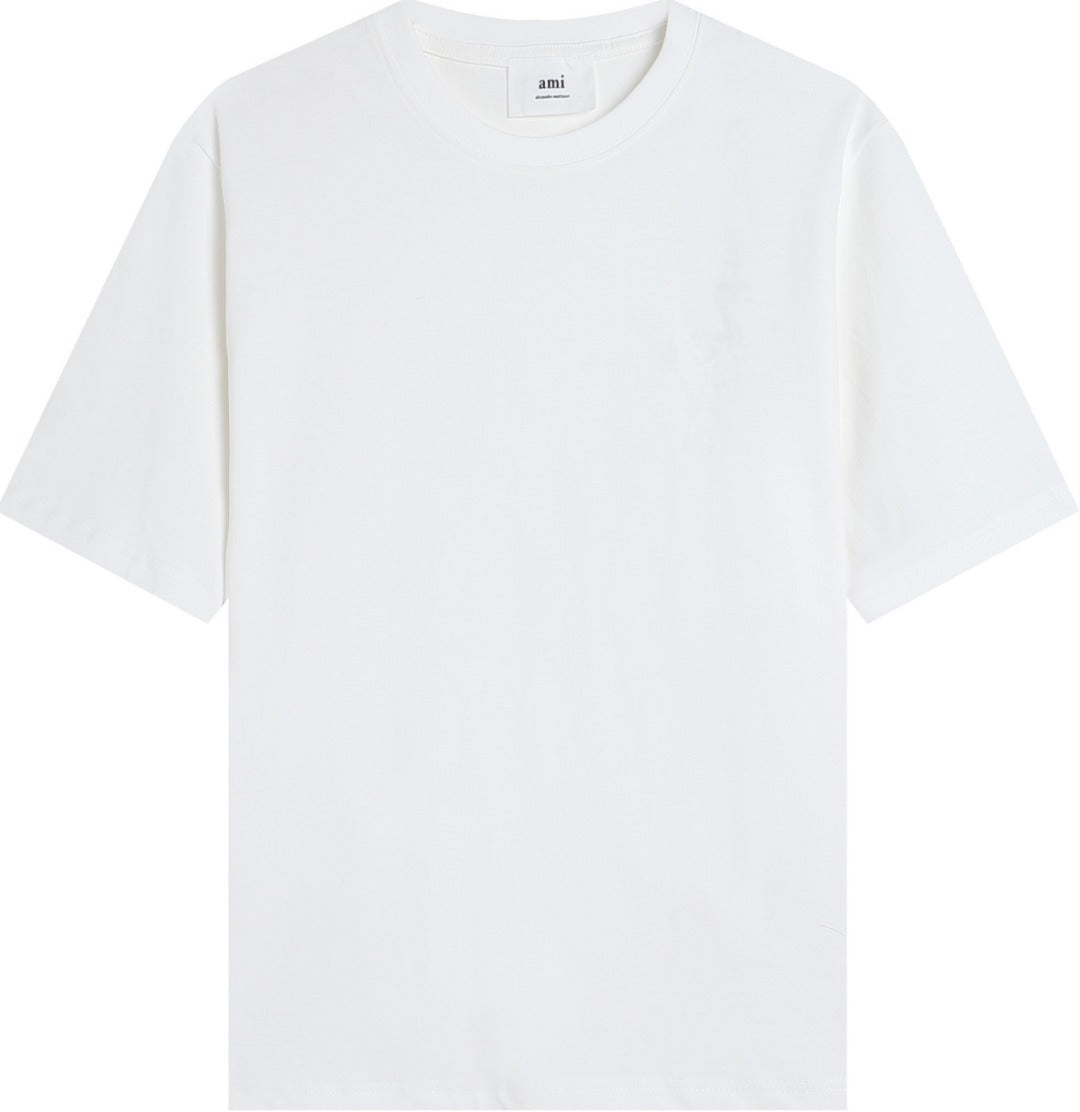 AMI Paris 2026 Unisex Cotton T-Shirt - Classic Logo Tee