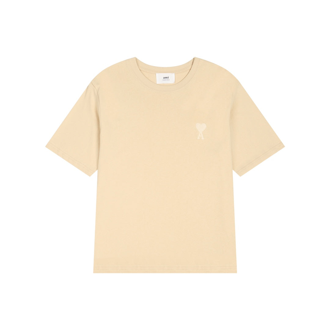 AMI Paris Heart Logo Unisex T-Shirt - Premium Cotton Tee