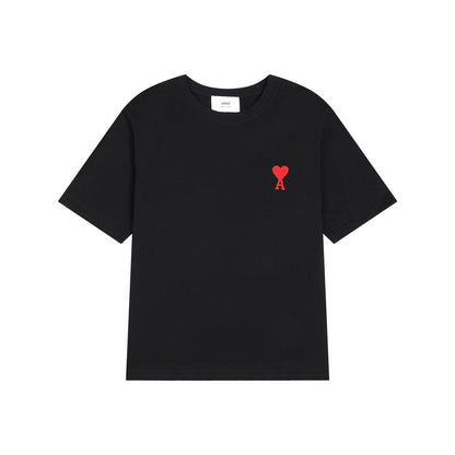 AMI Paris Heart Logo Unisex T-Shirt - Premium Cotton Tee