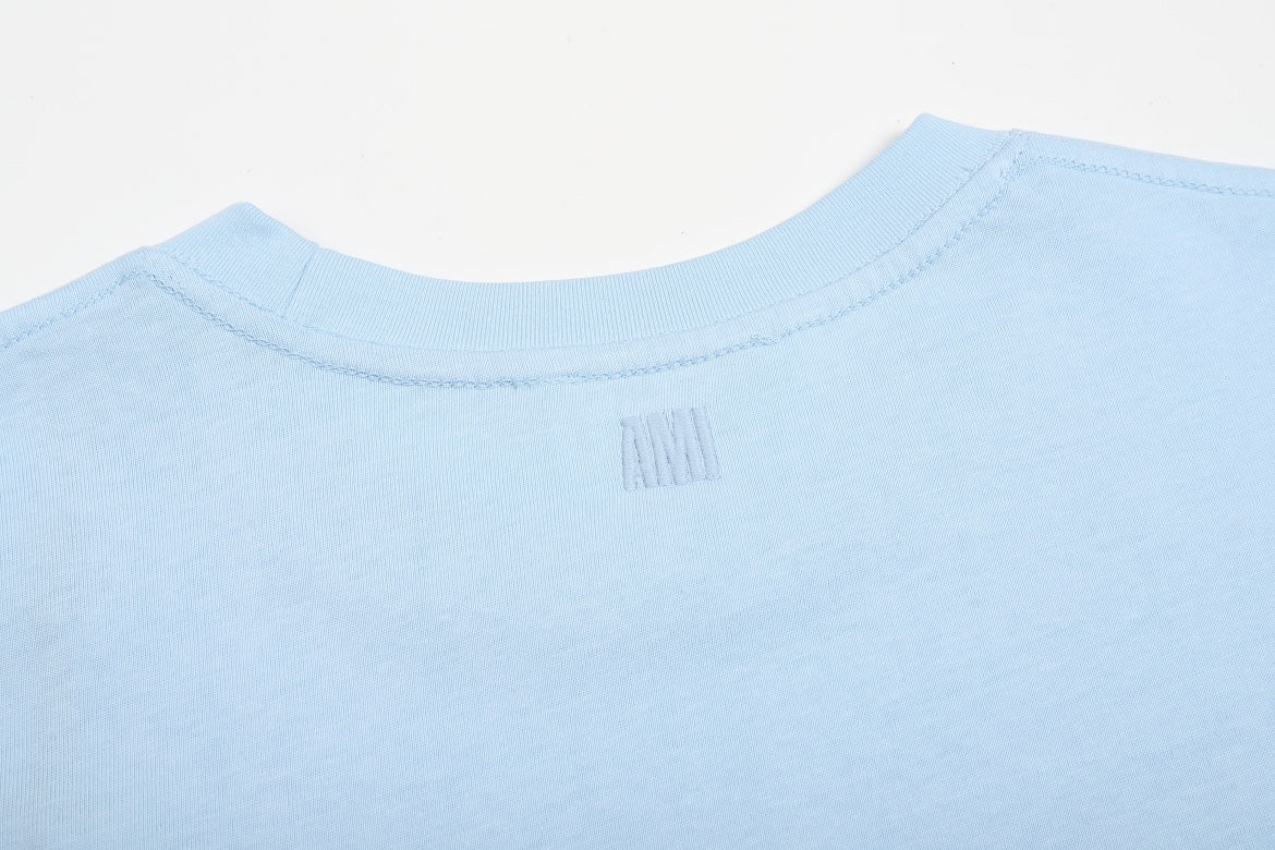 AMI Paris Heart Logo Unisex T-Shirt - Premium Cotton Tee