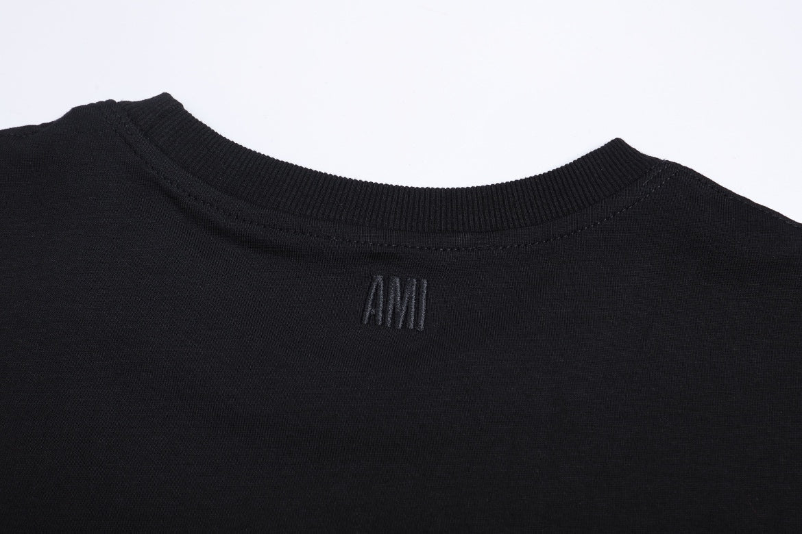 AMI Paris 2026 Unisex Cotton T-Shirt - Classic Casual Tee