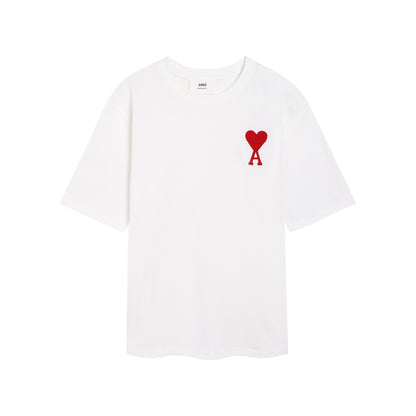 AMI Paris 2026 Unisex Cotton T-Shirt - Classic Casual Tee