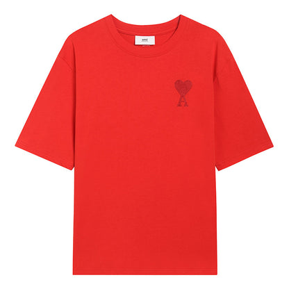 AMI Paris 2026 Unisex Cotton T-Shirt - Classic Casual Tee