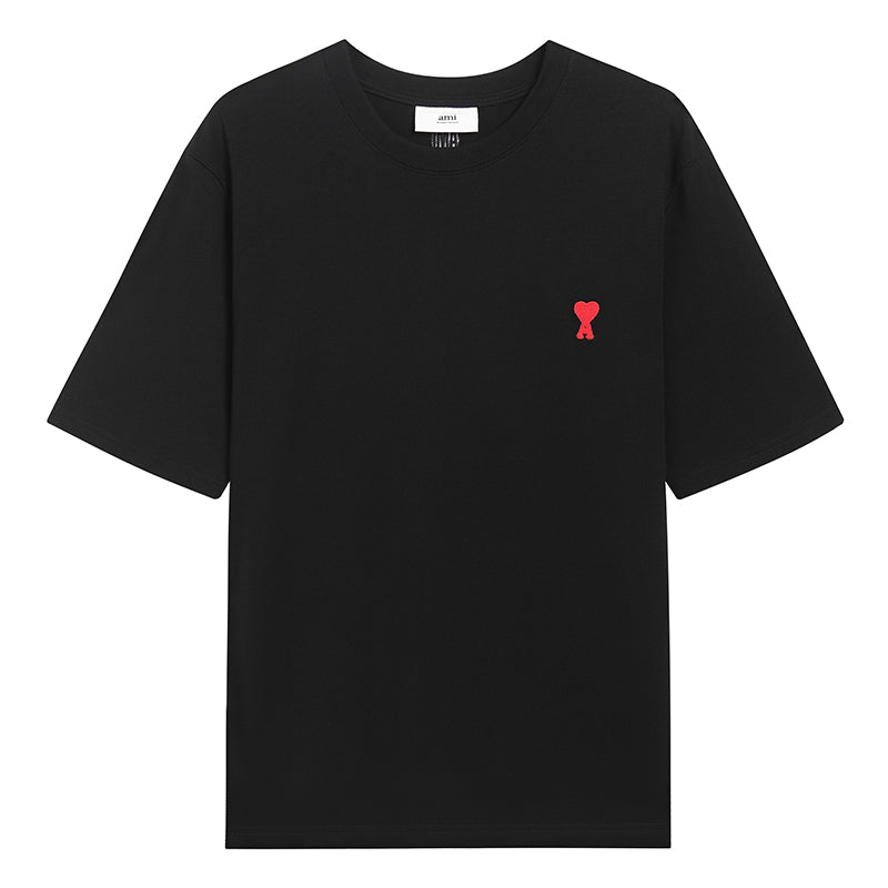 AMI Paris Heart Logo Unisex T-Shirt - Premium Cotton Tee