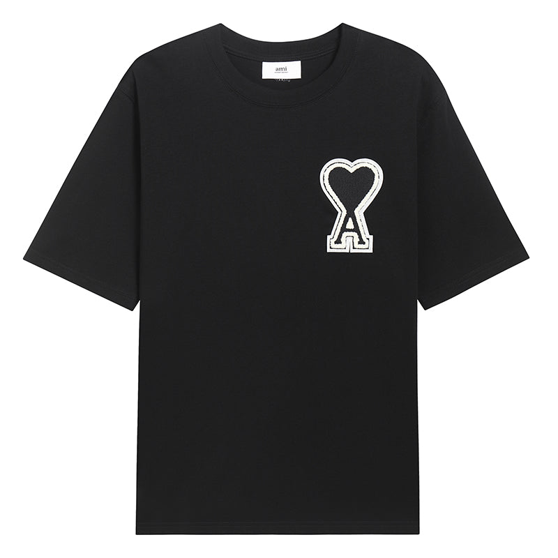 AMI PARIS Unisex T-Shirt - Premium Cotton Short-Sleeve Tee