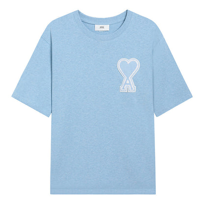AMI PARIS Unisex T-Shirt - Premium Cotton Short-Sleeve Tee