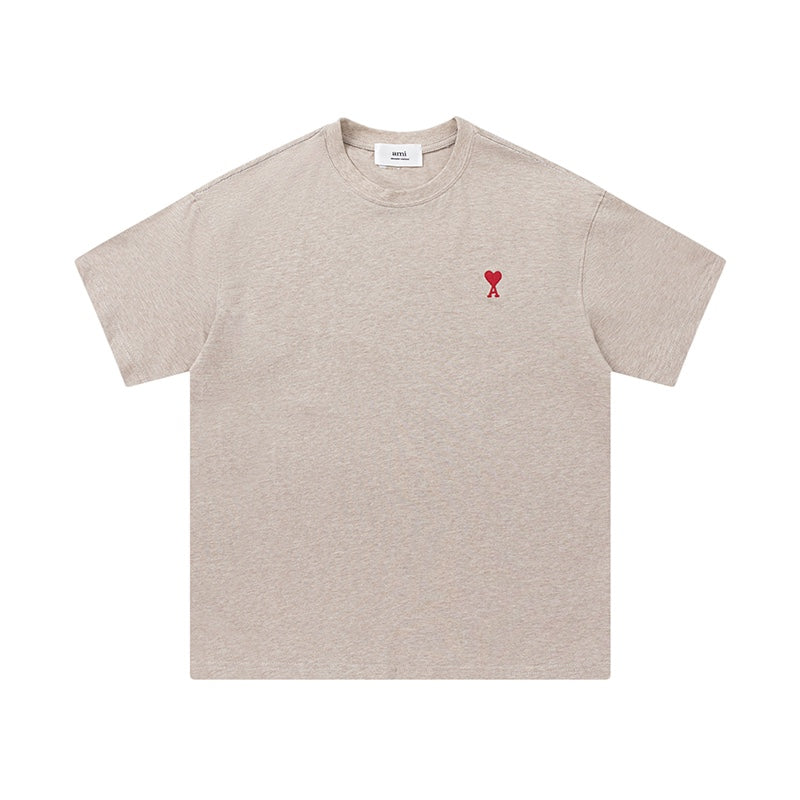 AMI PARIS Unisex T-Shirt - Premium Cotton Essential Tee