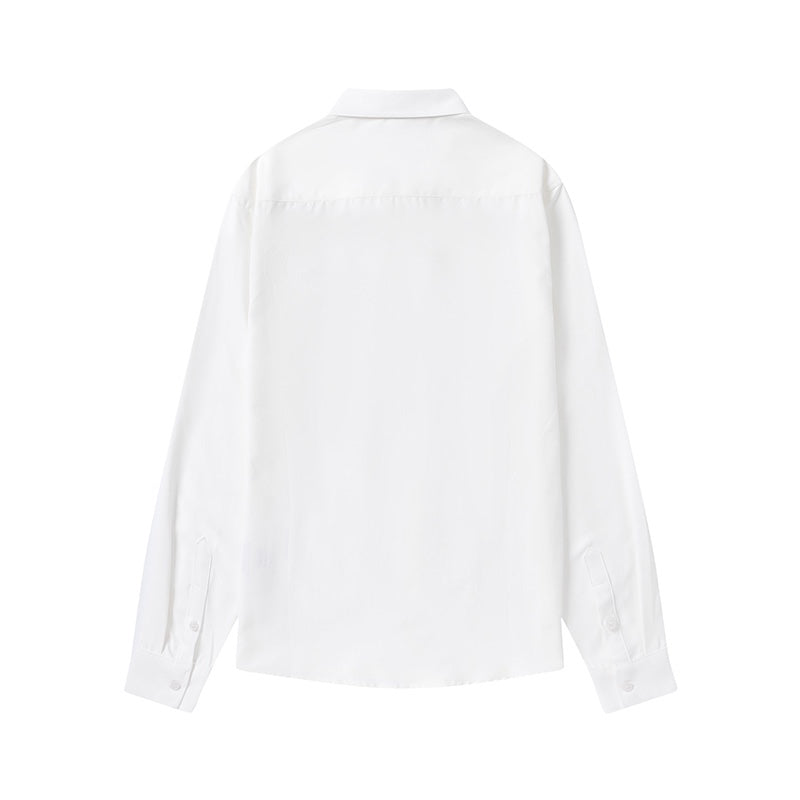 AMI PARIS Unisex Classic Shirt - Blue & White