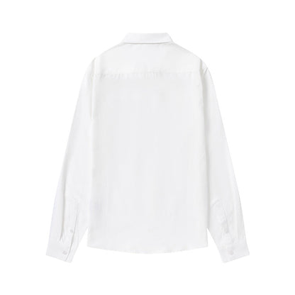 AMI PARIS Unisex Classic Shirt - Blue & White