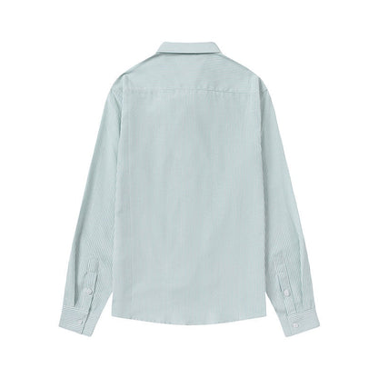 AMI PARIS Striped Shirt - Blue & Green Collection
