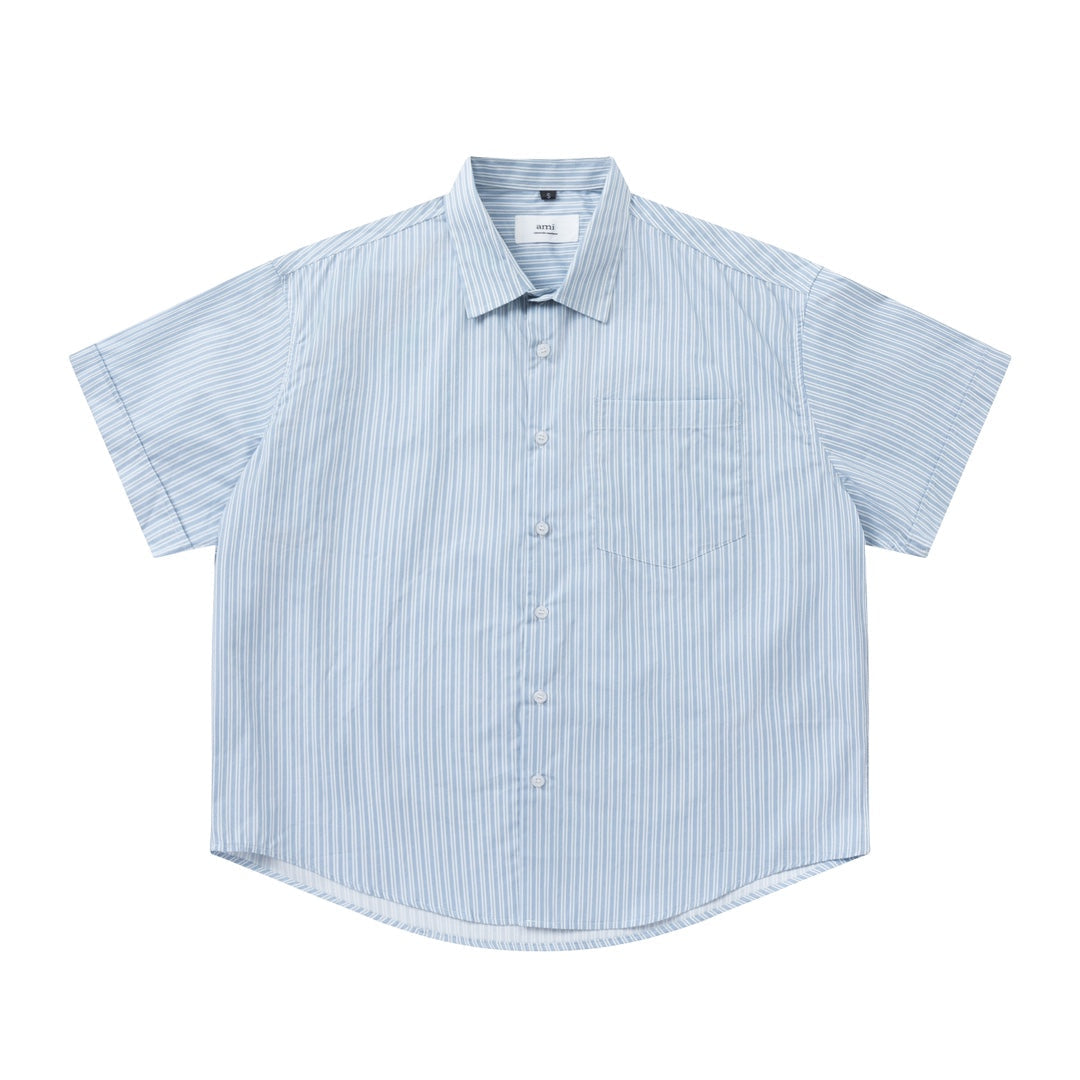 AMI PARIS Unisex Shirt - Classic Minimalist Design