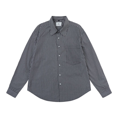 AMI PARIS Unisex Striped Shirt - Premium Cotton
