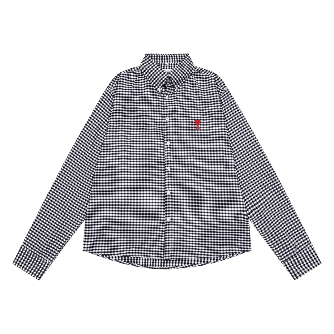 AMI PARIS Unisex Striped Shirt - Classic Design
