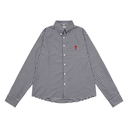 AMI PARIS Unisex Striped Shirt - Classic Design