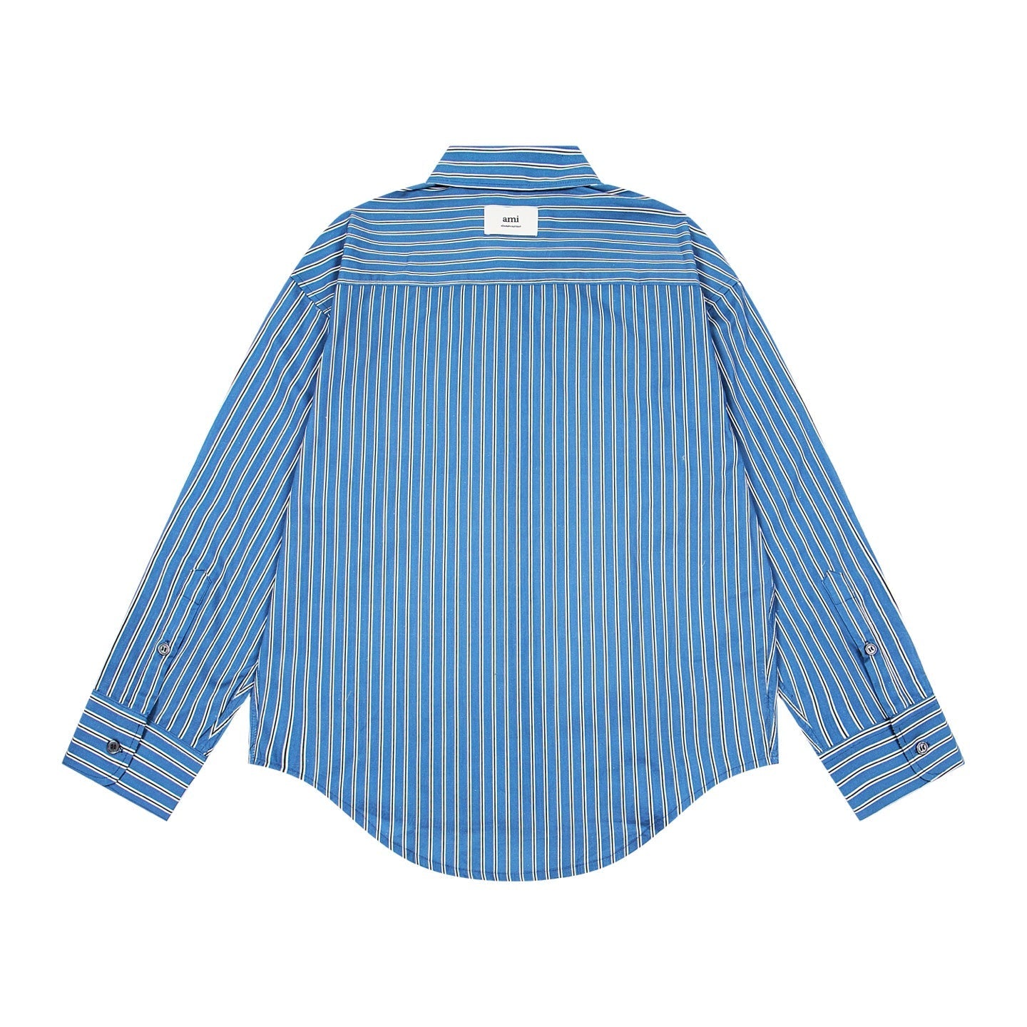 AMI PARIS Unisex Long-Sleeve Striped T-Shirt