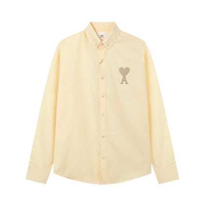AMI PARIS Unisex Casual Shirt - Premium Cotton Blend
