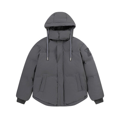 AMI PARIS Unisex Down Jacket - Premium Lightweight Winter Coat