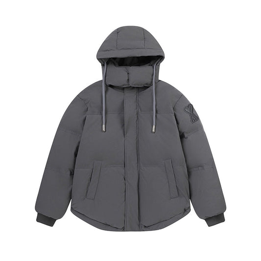 AMI PARIS Unisex Down Jacket - Premium Lightweight Winter Coat