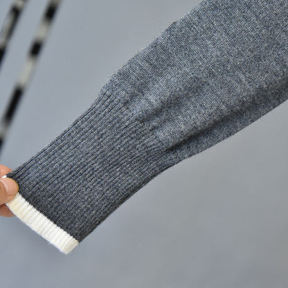 2025SS  Bee and bird embroidered cardigan THOM TREND