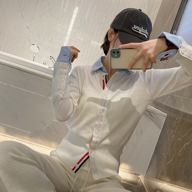 Women's polo neck short sleeve（副本） THOM TREND