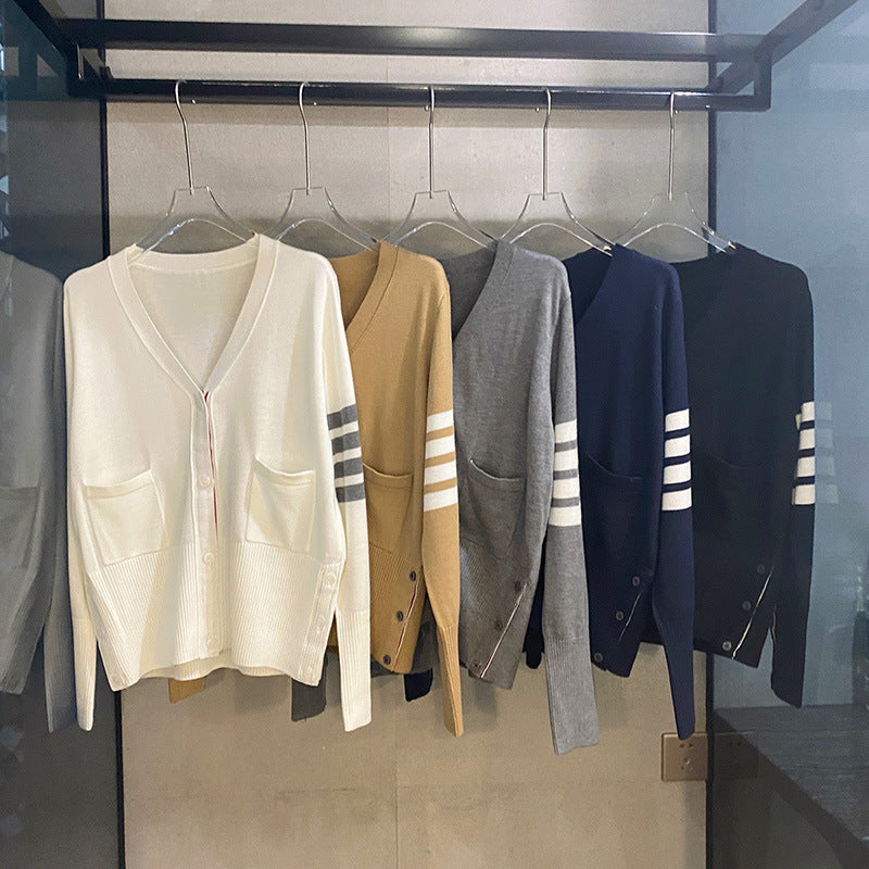 women's solid color sweater（复制） THOM TREND