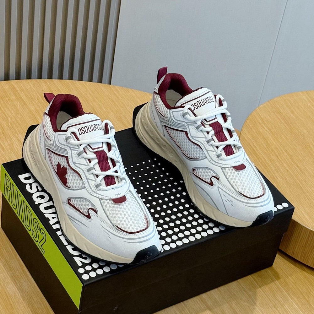 DSQ2 2026 Men's shoe Leather sneakers