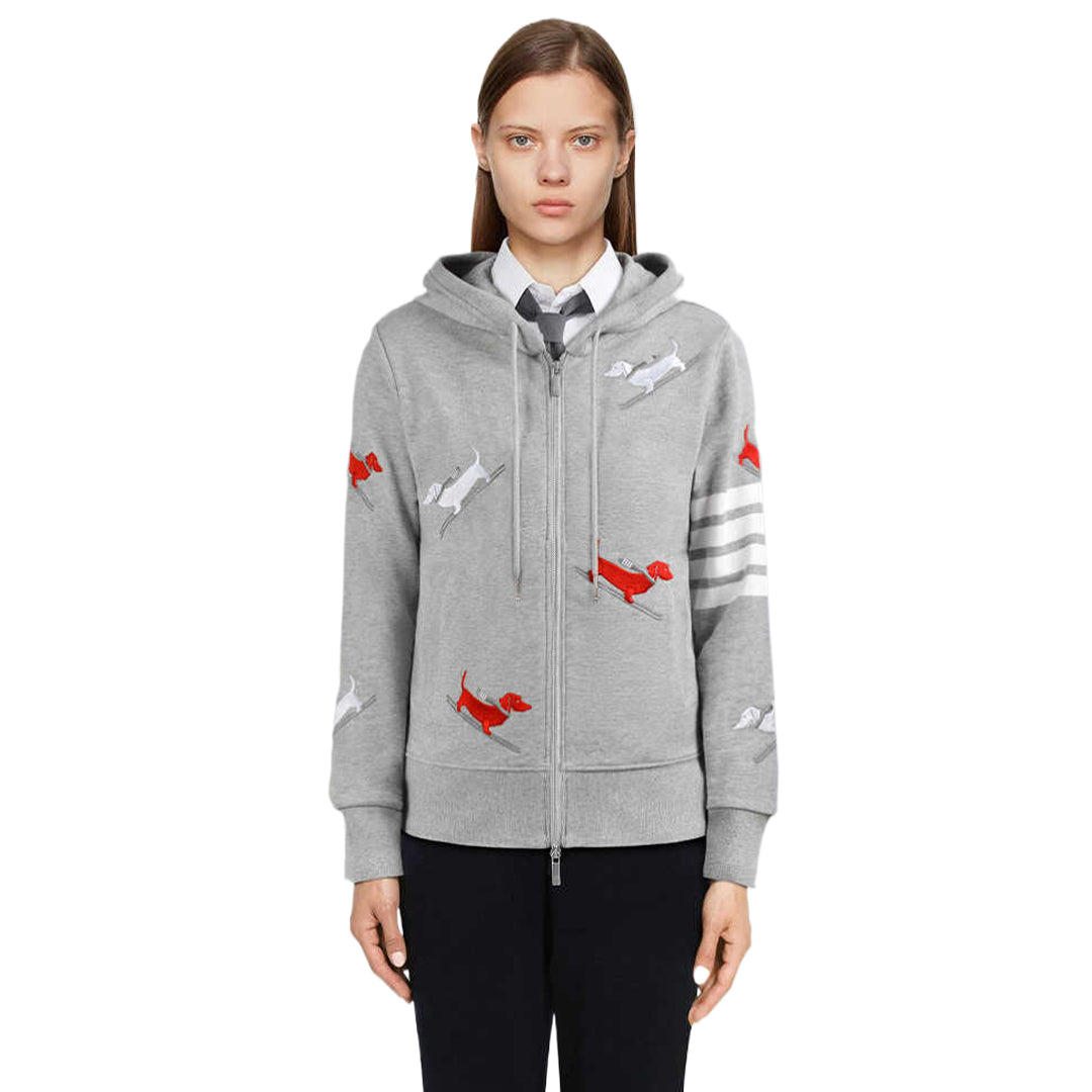 Puppy embroidery Hoodie THOM TREND
