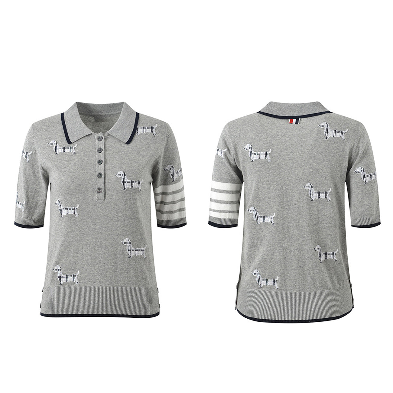 Women's Puppy Embroidered T-Shirt THOM TREND