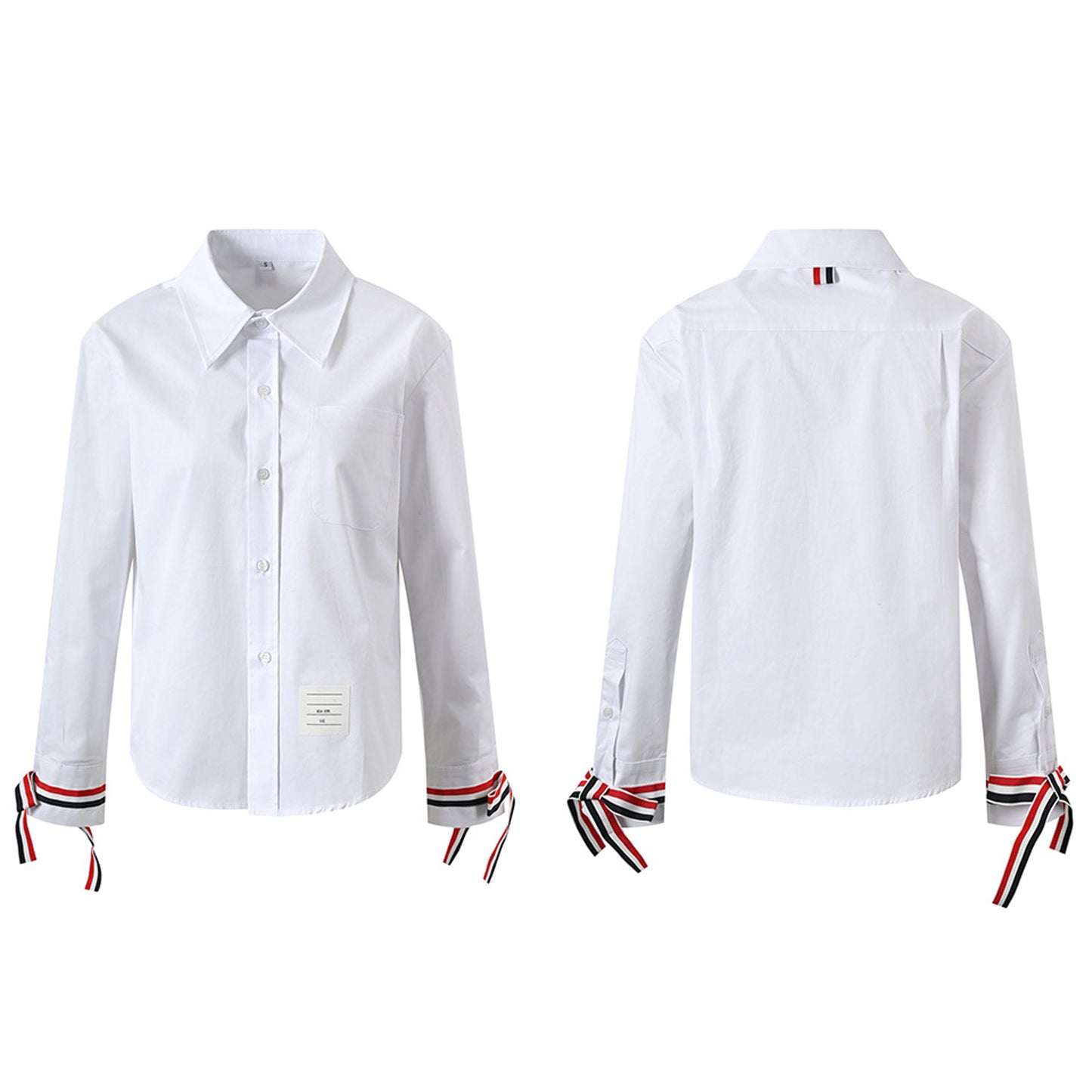 Thom Browne Women's Loose-Fitting Shirt | Oversized Button-Down Blouse